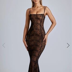 ISO Marietta Oh Polly Black Lace Dress